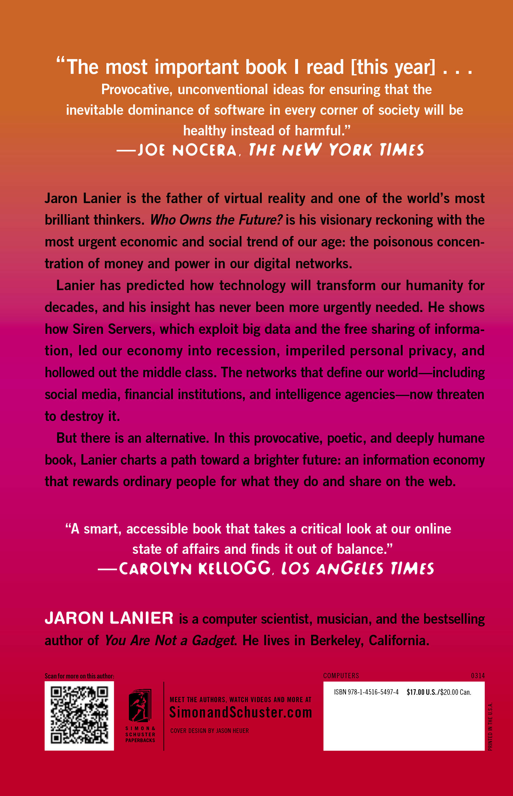 Paperback Edition Back Cover